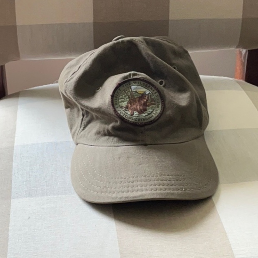 Vintage 90’s Polo Sportsman Hunting Grizzly Bear Patch cap